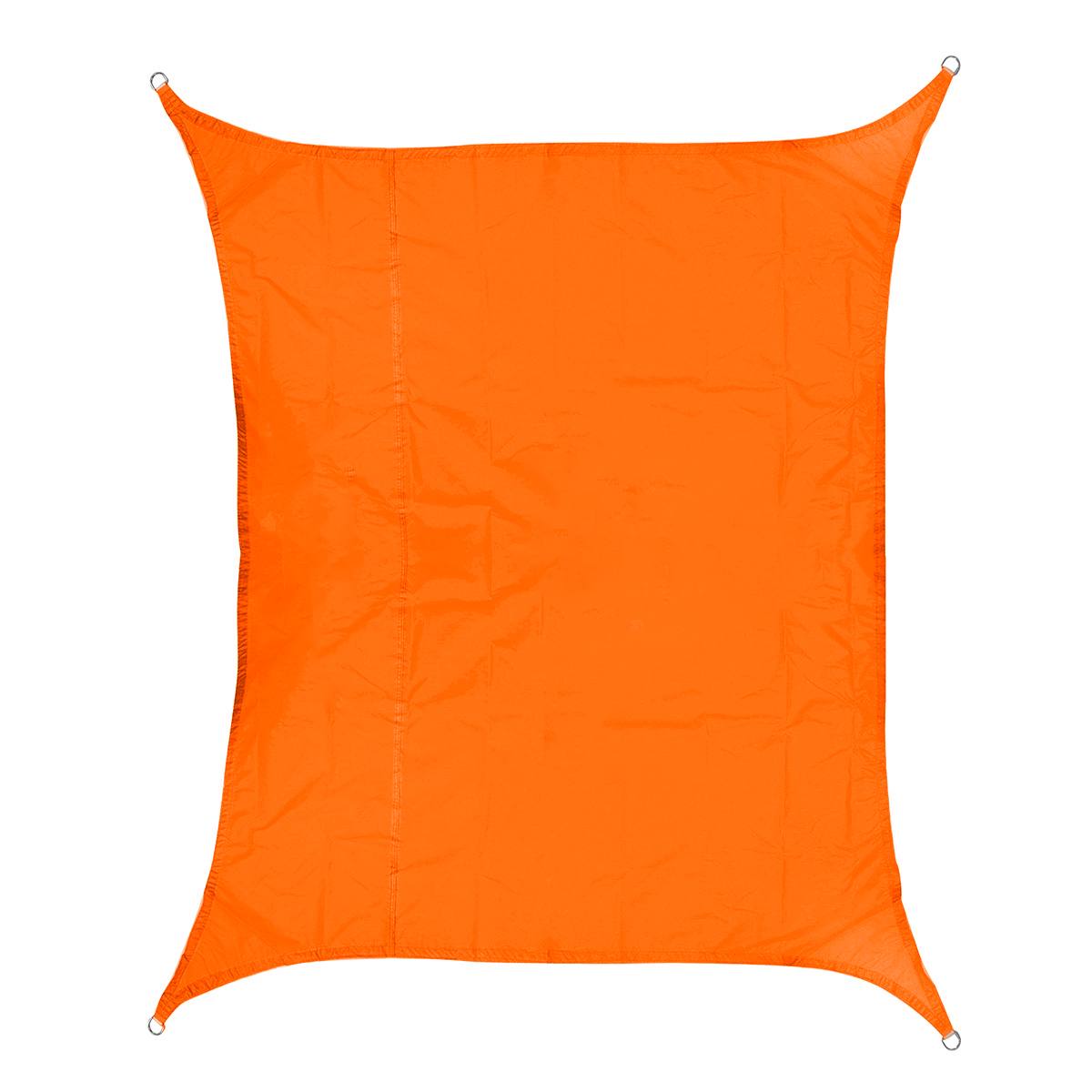 Toldo para refugio para el sol 2-5M, para playa y exterior, acampada, toldo para el jardín, toldo para el sol, hamaca para la lluvia, Mosca, lona impermeable, toldo para tienda: Naranja / 2 x 3 m