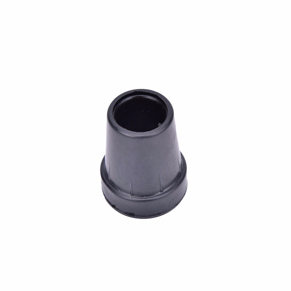 1Pcs Rubber Walking Hiking Stick End Cover Tips Cane Crutch Pad Rubber Heavy Duty Metal Ferrule End Bottom 19mm