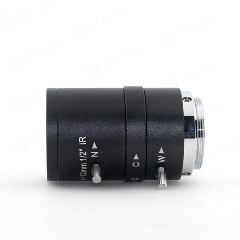 4-12mm CS LENS 1/2" IR CS Mount Varifocal Manual Iris CCTV Lens for CCTV Security Cameras BOX