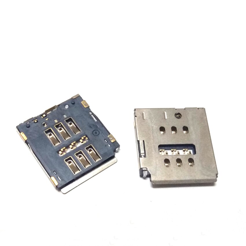 10Stck Sim karte buchse Für iphone 8 7 6 6 s Plus sim-kartenleser Halfter Tablett Slot