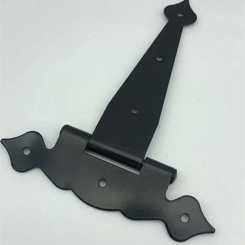 Heavy Duty Gate Hinges 8inch Strap Hinges Shed Door Hinges Barn Door Hinges for Wooden Fences Decorative Hinges 2Pcs