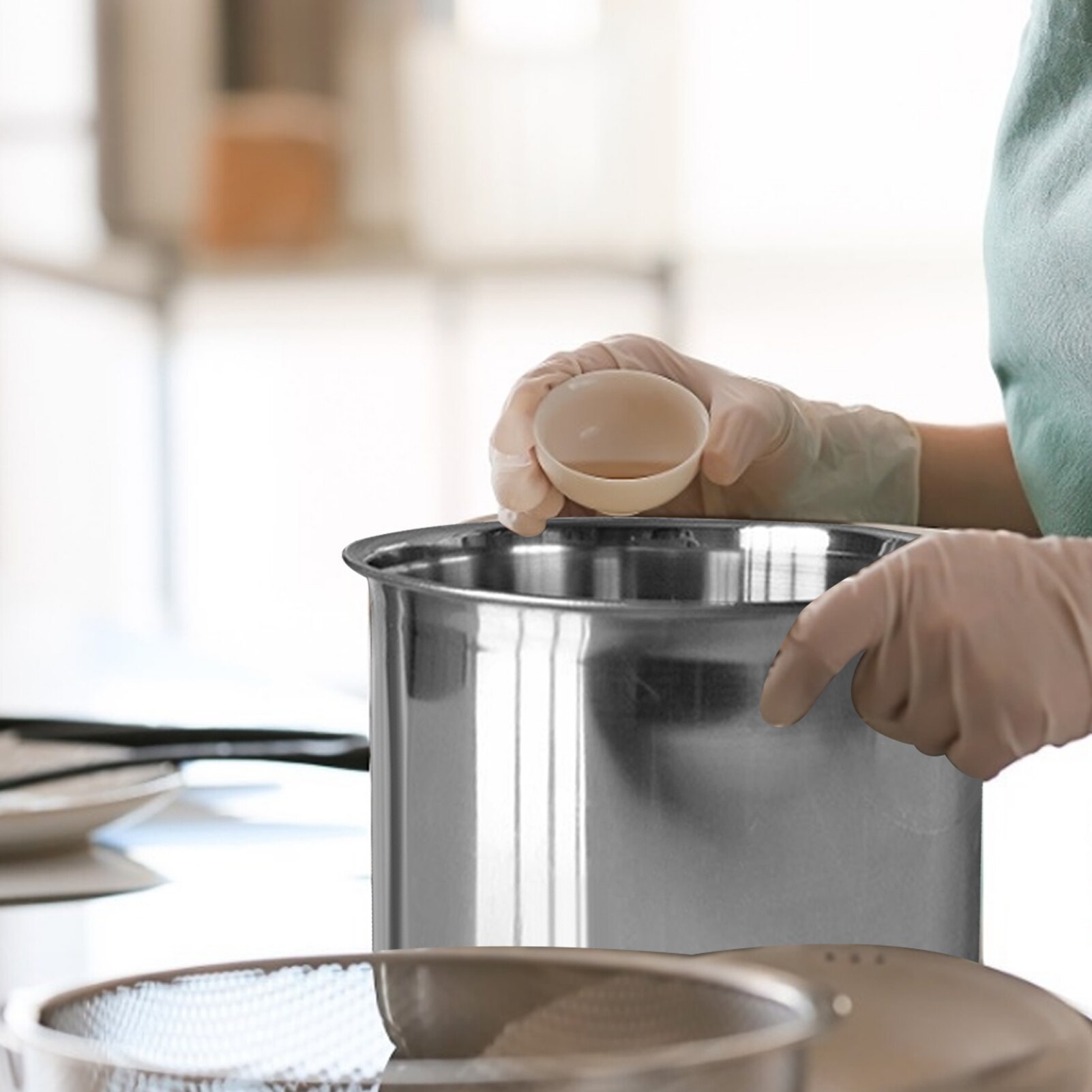 Candle melting pot stainless steel wax chocolate butter handmade soap tool non-stick easy to clean melting pot