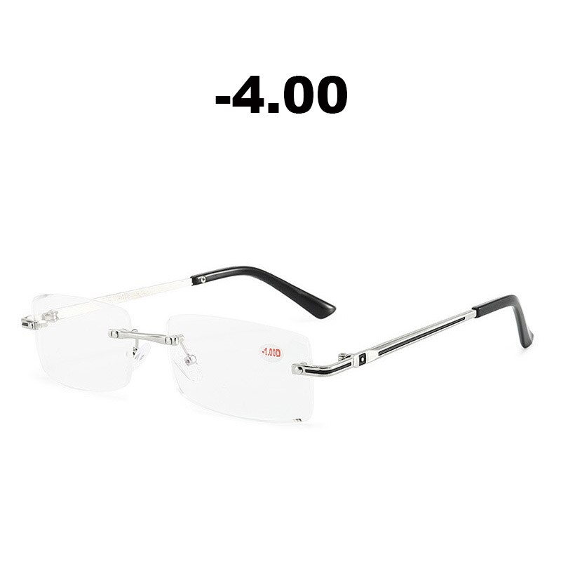 Ahora anti-blå lys mænd forretning nærsynethed briller færdig nærsynede brilleramme med dioptere  -1.0 -1.5 -2.0 -2.5 -3.0 -3.5 -4.0: -400