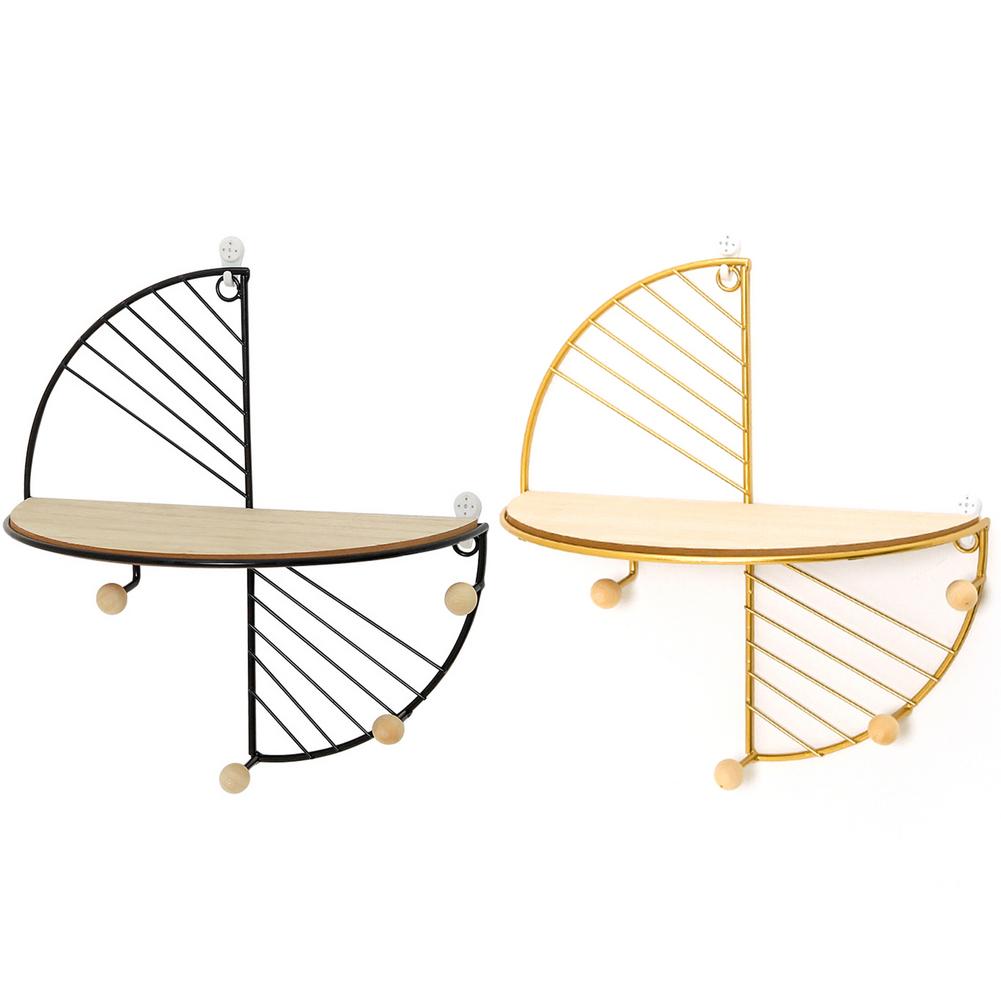 Multi-functional Fine Craft Wall Storage Shelf Bedroom Wall Mounted Plant Pot Organizer Rack For Bedroom Living Room