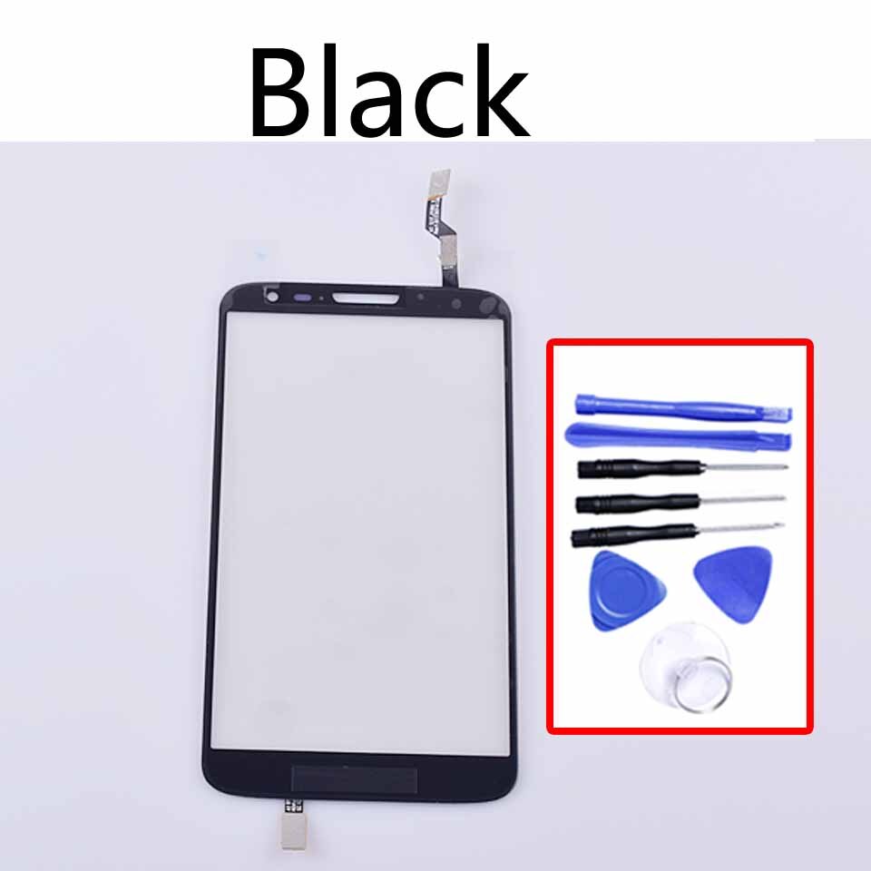 Touchscreen Voor Lg G2 D802 D805 Touch Screen Digitizer Lcd Display Voor Glas Panel Sensor Vervanging 5.2 Inch: Black-With tool