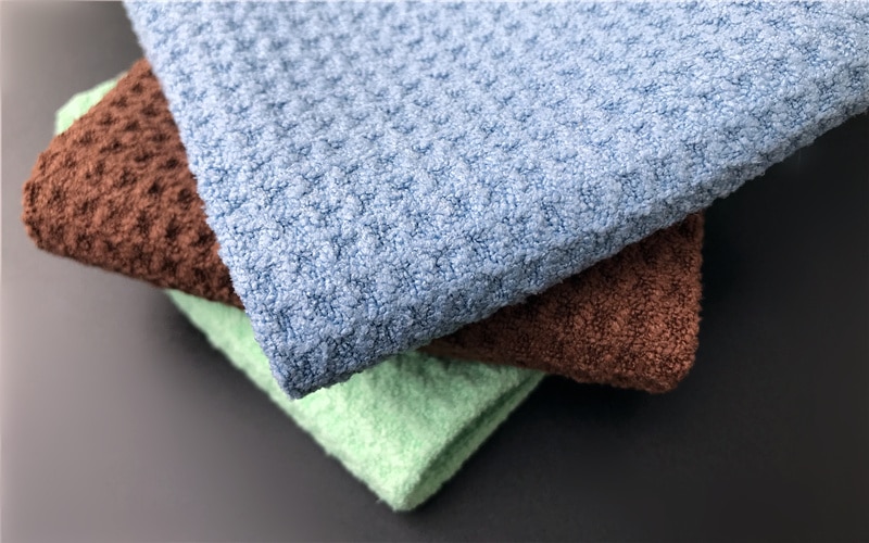 Lucullan 3 pak superabsorberende vaffelvævet håndklæde 30 x 30cm 350 gsm magic power mikrofiber glas rengøringsklud