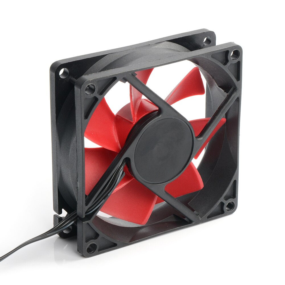 8cm Computer Cooling Fan 3Pin+4Pin Quiet CPU Cooler Chassis Case Water Fan