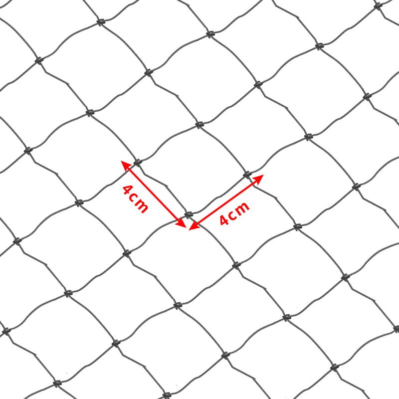 Red de enmalle de pesca estilo Finland, trampa de red de pesca de nailon de 3 capas, hecha a mano, aparejos de pesca al aire libre, 1,5x30M: 40mm