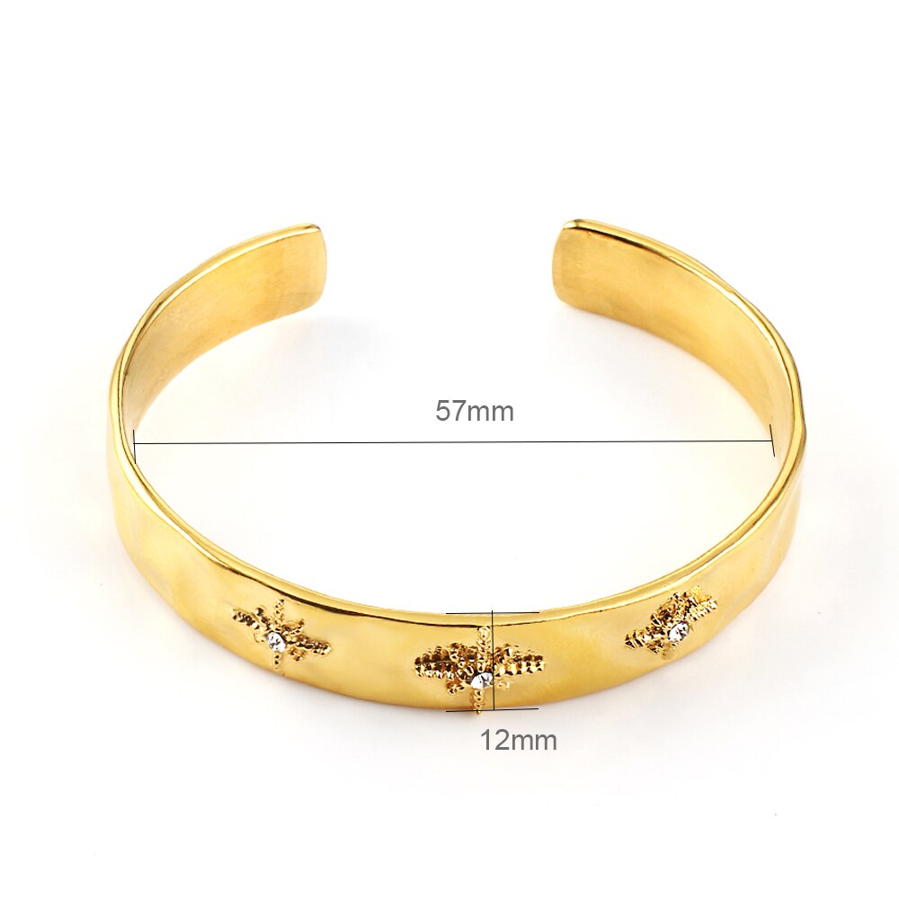 Accessoires Voor Mannen Vrouwen Armbanden Gold 316L Rvs Open Manchet Armbanden Armband Mode-sieraden Fabriek