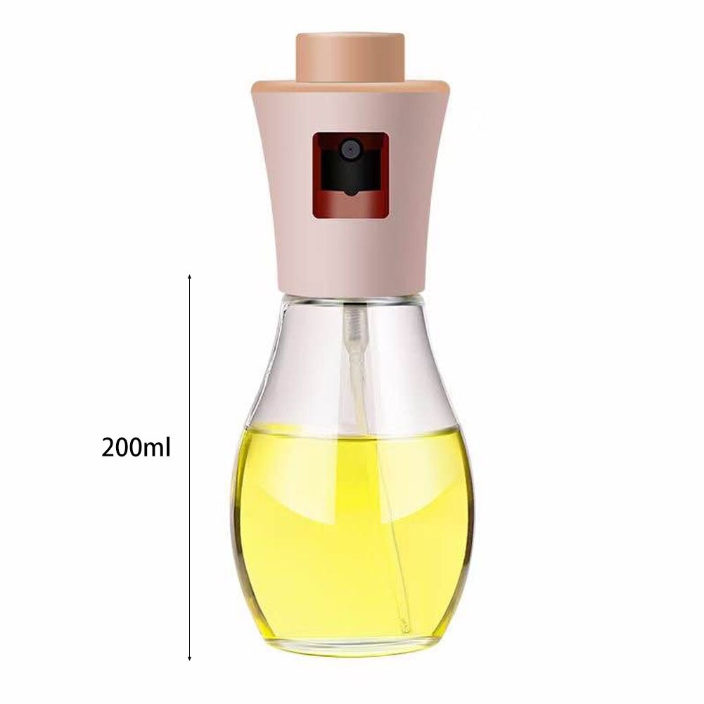 Oil Bottle Kitchen Oil Spray Bottle Cooking Baking Vinegar Mist Sprayer Barbecue Spray Bottle for Cooking BBQ Picnic Tools 210ml: 100ml Oil Bottle B