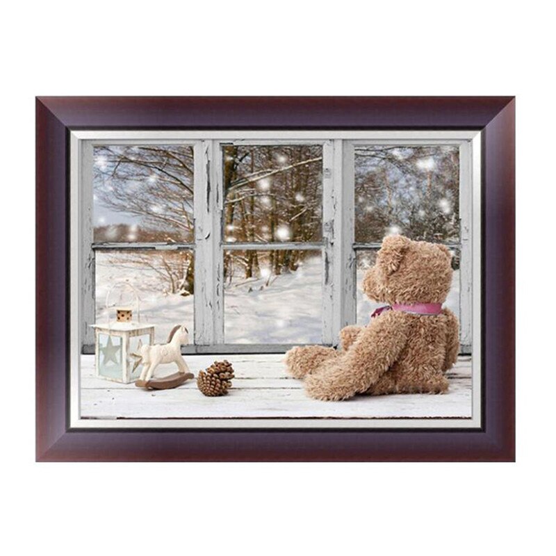 Cute Natual Diamond Painting Paste Cross Stitch Decorative Painting Resin Drilling Home Decor Handmade Paintings