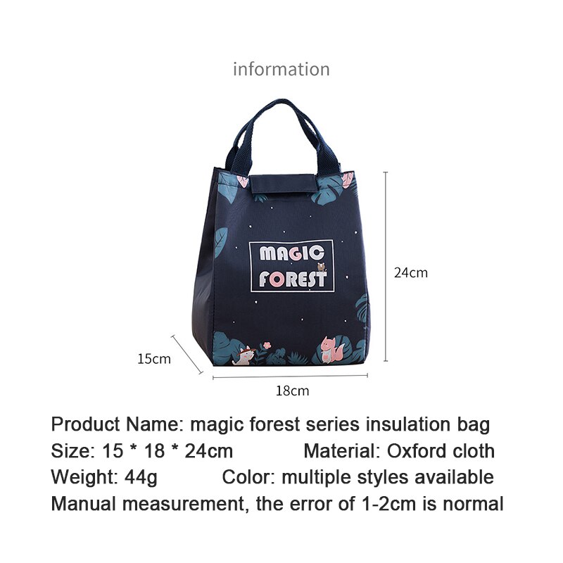 Sac à Lunch Portable en tissu Oxford, 1 pièce, frais, glacière, étanche, pratique, fourre-tout