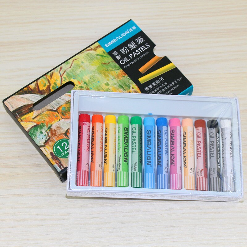 36 Kleuren Oliepastel Voor Kunstenaar Zachte Pastel Schilderij Tekening Pen Kunst Levert Student Graffiti Zacht Krijt Set School Briefpapier: 12 color