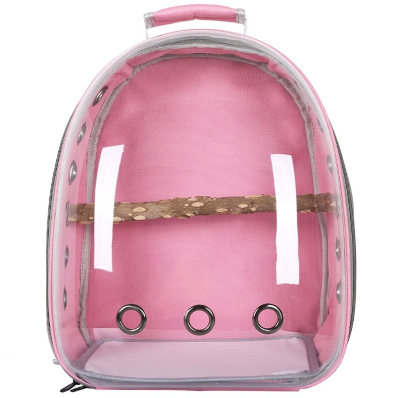 Bird Carrier Backpack, Bubble Bird Travel Carrier Backpack with Standing Perch: PK