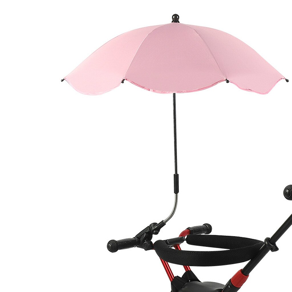 Universal baby barnevogn paraply skygge paraply uv parasol til klapvogn klapvogn ren farve paraplyer udendørs regnudstyr