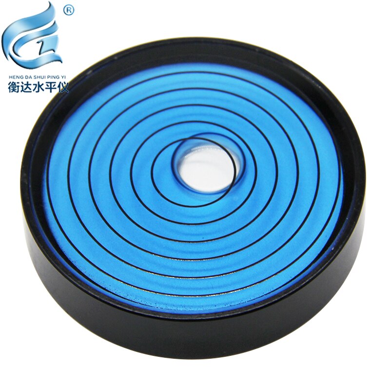 Round Spirit Levels Crane horizontal bubble Level Measuring Instrument Size 50*10mm 1 order: Green