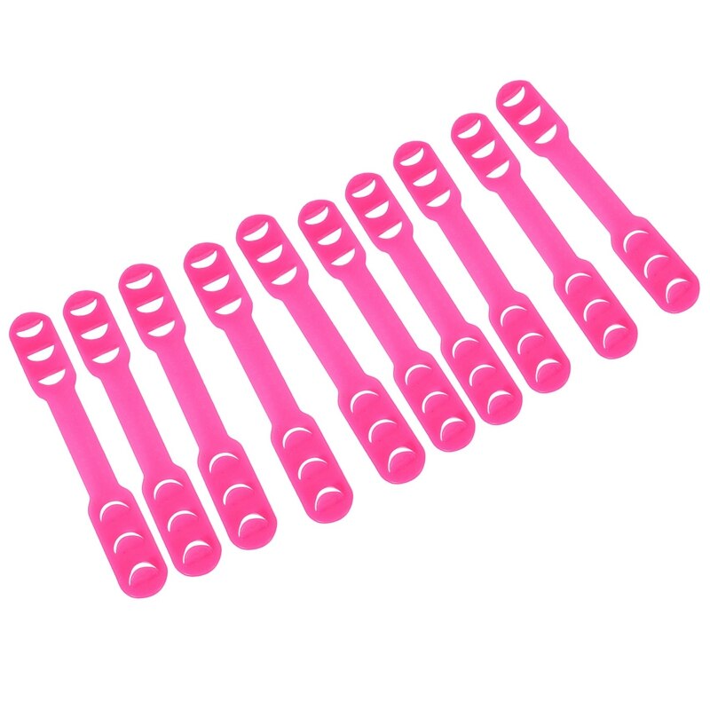 20Pcs Adjustable Face Mask Ear Protection Hook Extension Grips Buckle Holder Strap Accessories Pink