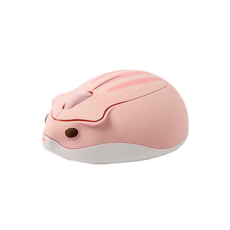 2.4G Wireless Optical Mouse Cute Hamster Cartoon Computer Mice Ergonomic Mini 3D Office Mouse For Kid Girl PC Tablet: A