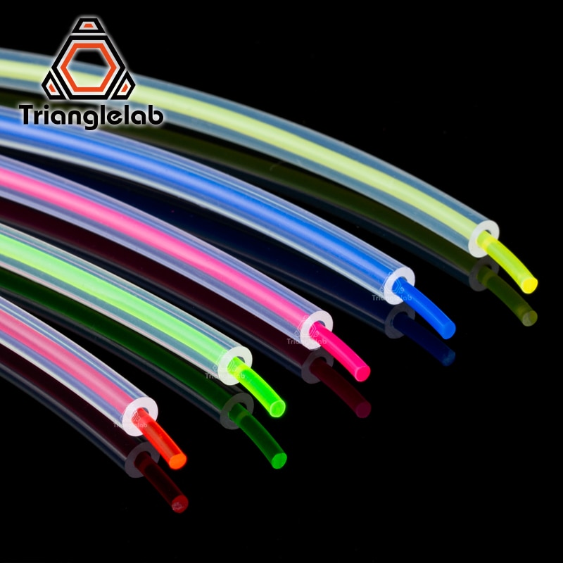 Trianglelab Hohe Transparenz FEP Rohr MMU2.0 für ender-3 i3 anet mk8 Bowden Extruder 1,75mm Filament Ich würde2mm OD4mm nicht- PTFE