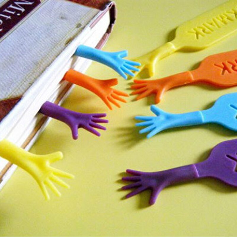 4 Stks/partij 'Help Me' Kleurrijke Bookmarks Plastic Leuke Item Voor Kids Chidren