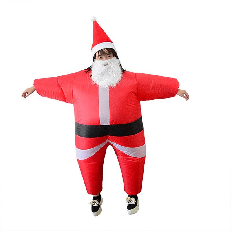 Juguetes para niños adultos dinosaurio inflable ropa de Papá Noel traje de de lujo juguete de impermeable de poliéster: Santa for kid