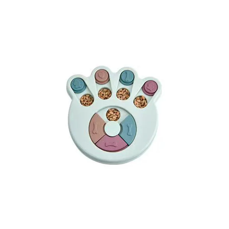 Jouets Puzzle pour chiens, mangeoire lente interactive, augmentation des chiots, distributeur de nourriture IQ, manger lentement, bol antidérapant, jeu d'entraînement pour animaux de compagnie, chat et chiens: Rose