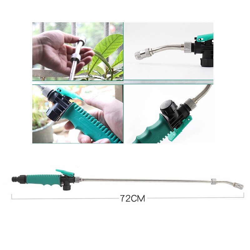 2-In-1 High Pressure Washer 2.0 - Adjustable Nozzles Detachable Hose Portable Cleanner Fits Standard Hose