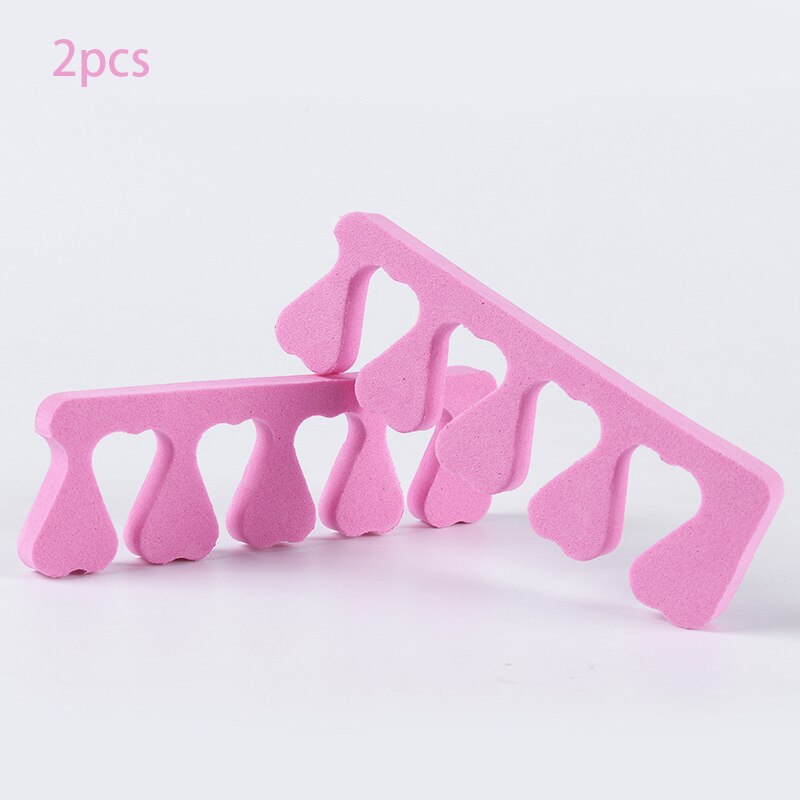 6 stk tå splitter fødder svamp blød skønhed manicure pedicure skum reparation negle adskillelse nail art værktøjer skum finger separator