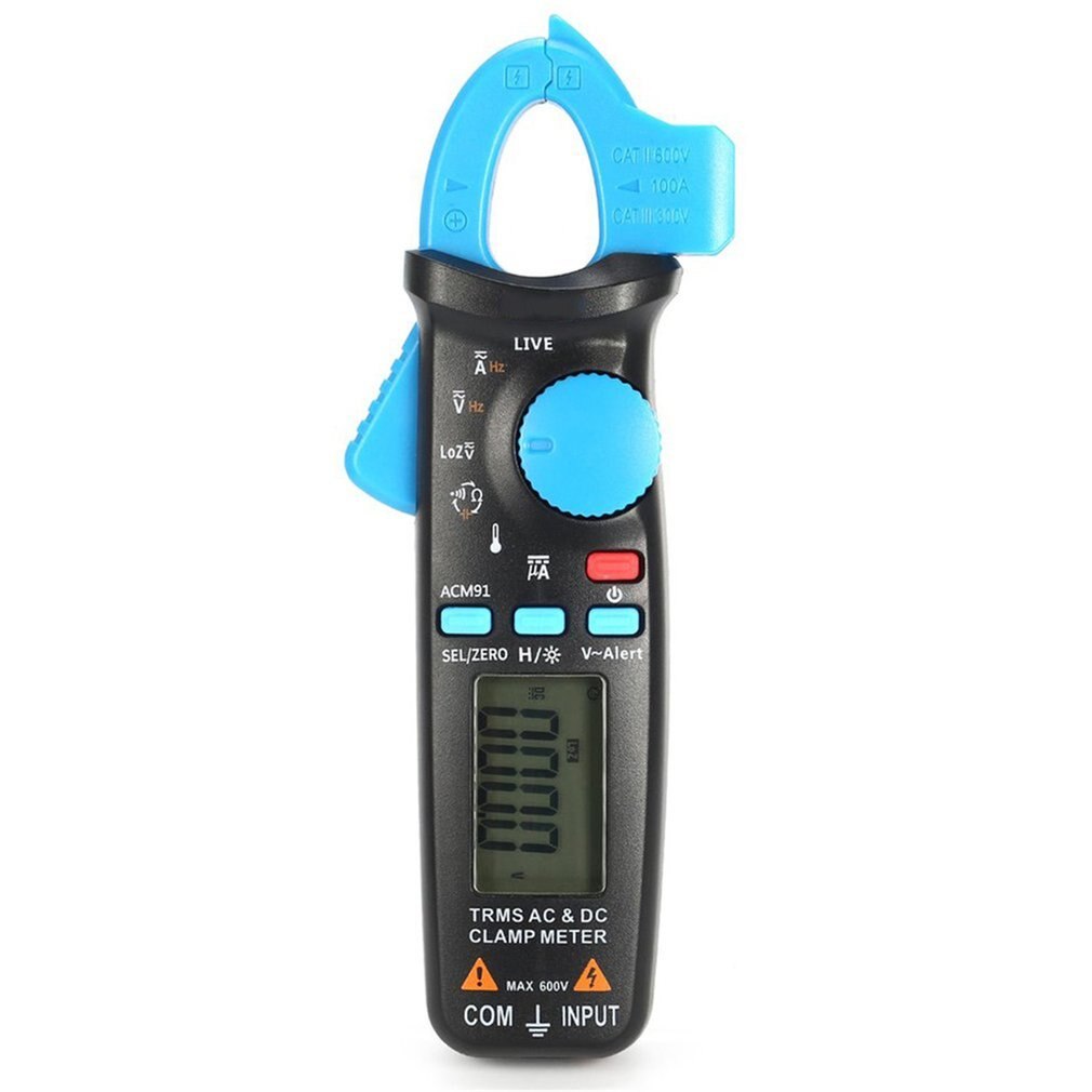 ACM91 Digital Klemme Meter True-RMS DC AC Strom 100A 1mA Genauigkeit Amperemeter Auto Palette Multimeter Voltmeter DMM Tester