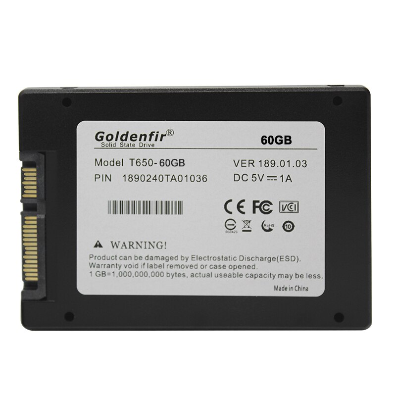 Disco Duro Goldenfir de 2,5 ssd de 8gb y 120gb de disco duro ssd de 8gb y 120gb interno para pc a precio bajo