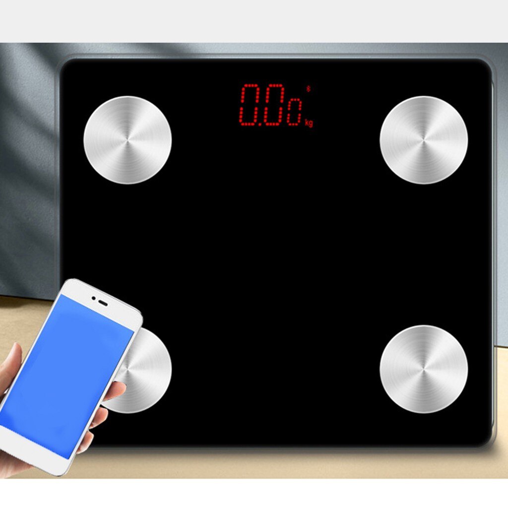 Weighing scale Square Mini Portable mobile phone Bluetooth Intelligent Body Fat Index Measuring electronic fat weighing scale 10