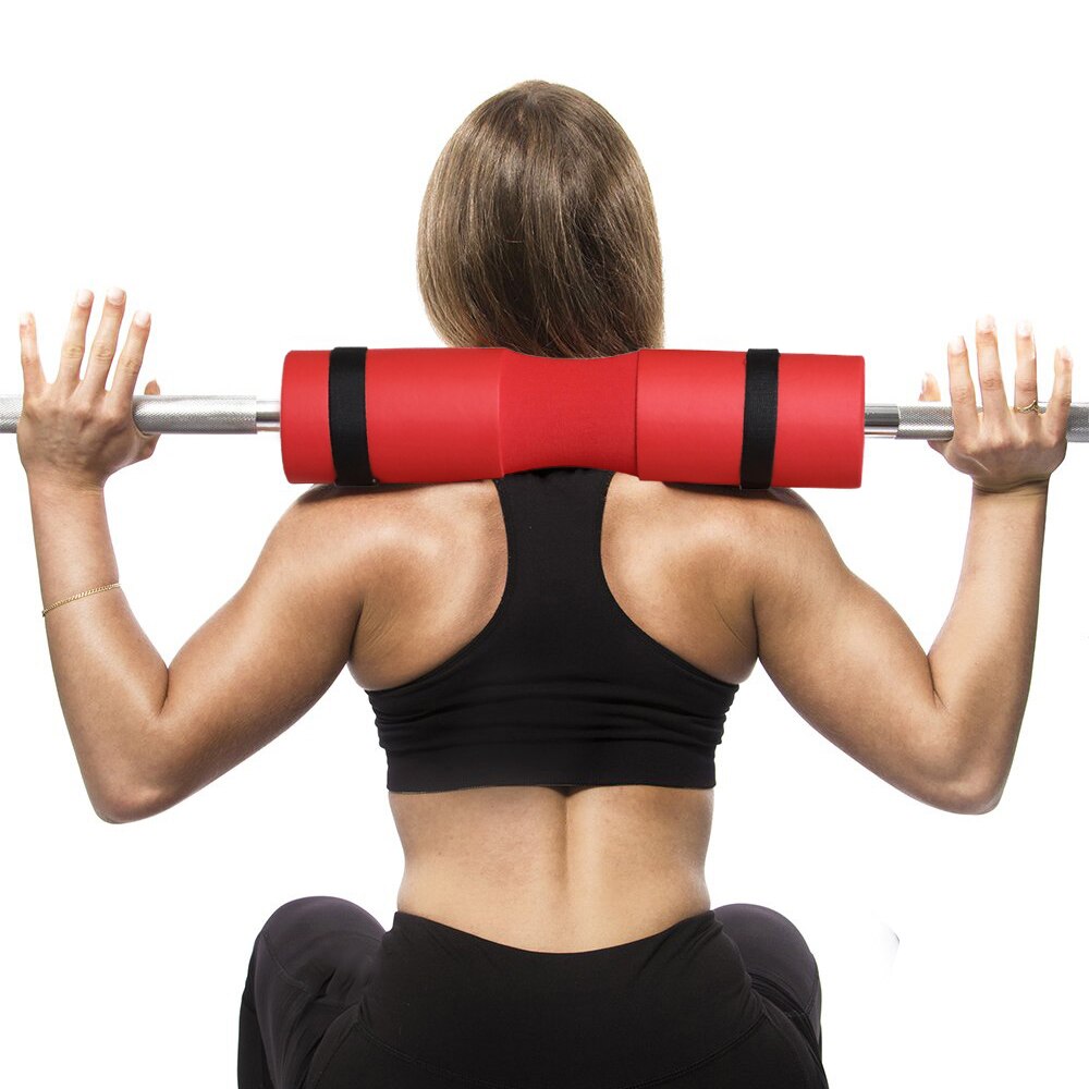 Foam Barbell Pad fitness exercise accessories Weightlifting Neck Shoulder Squat Protector Fitness Protection Accessories: Brown