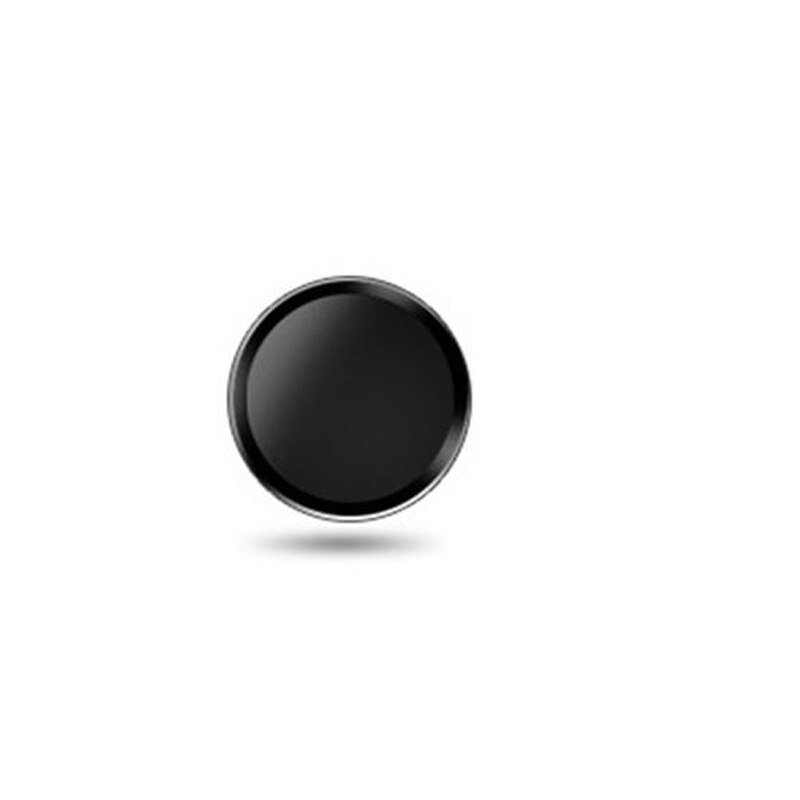 2 pièces Ultra mince Support d'empreintes digitales tactile ID bouton accueil autocollant pour iPhone 7 7plus 6 6S 6plus 5 5S 5C SE autocollants sur le téléphone: Black