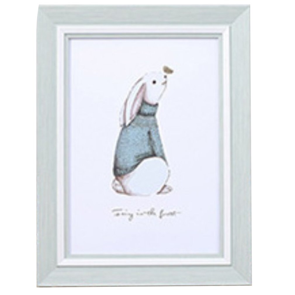 Modern Simple and Fresh Photo Frame Set Up 5 Inch 6 Inch 7 Inch 8 Inch 10 Inch A4 Wall Picture Frame Photo Frame: Light blue A4