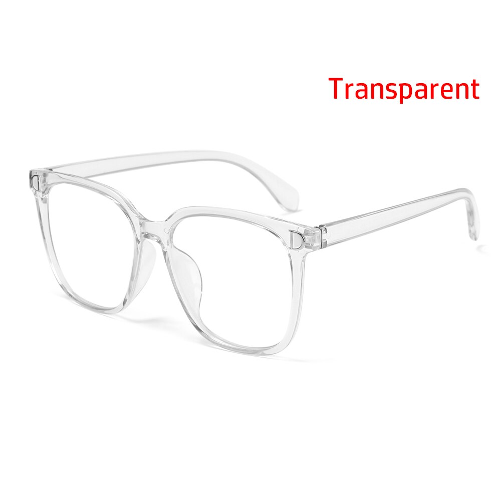 Lunettes Anti-rayon bleu, montures de lunettes optiques, ordinateur de jeu, bloquant la lumière bleue, monture ronde transparente: Type 3-transparent