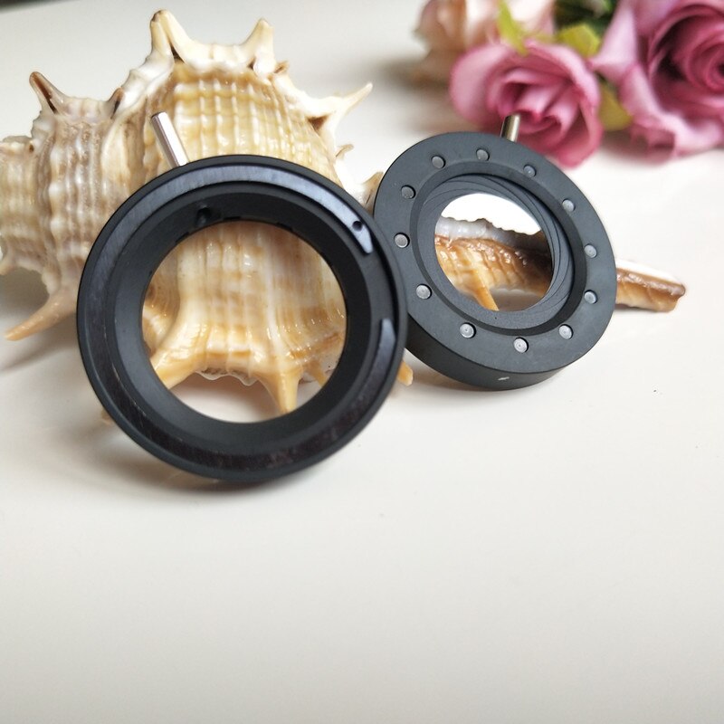 1 Pc 1.2-18 Mm 10 Bladen Verstelbare Zoom Optische Iris Diafragma Diafragma Condensator Digitale Camera Microscoop Lens adapter Gebruik