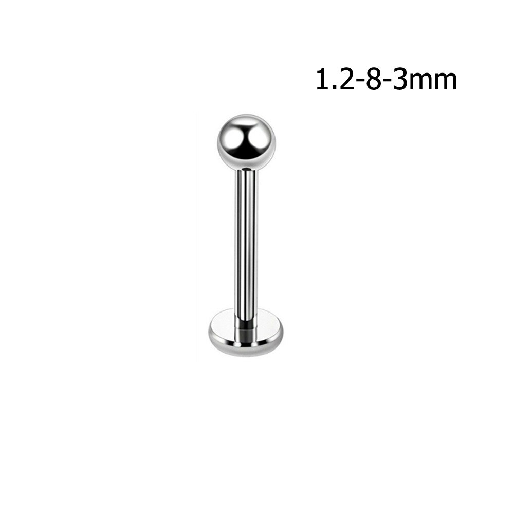 3 stks/partij Neus Staal Segment Ringen Oor Septum Oor Cartliage Piercings Tragus Orelha Lip Labret Tong Ring Piercing Lichaam Sieraden: Style 3