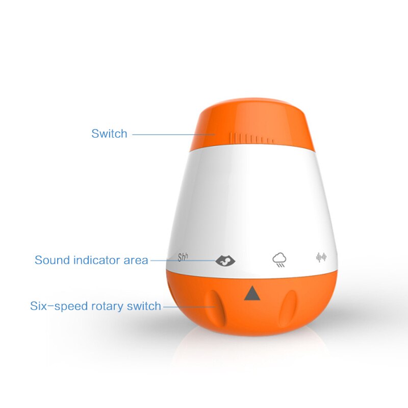 Baby Slapen Aid Smart Sensor Spraakbesturing Witte Ruis Muziek Klinkende Draagbare Kinderen Kalmerende En Coaxing Slaap Speelgoed