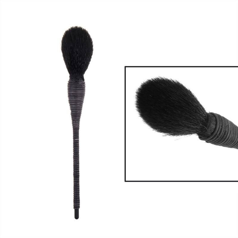1 set make-upkwasten foundationkwast rotan geitenhaar kwast poeder platte crèmekwast cosmetische make-up tools
