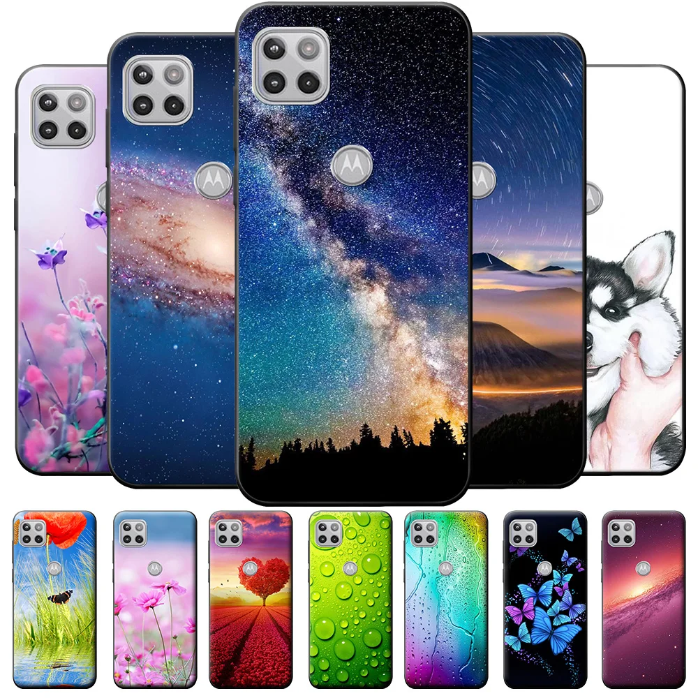 For Motorola Moto One 5G Ace Case XT2113-2 6.7" Cases for Moto One 5G Ace Protective Silicone Soft Cover One 5G Ace Capa