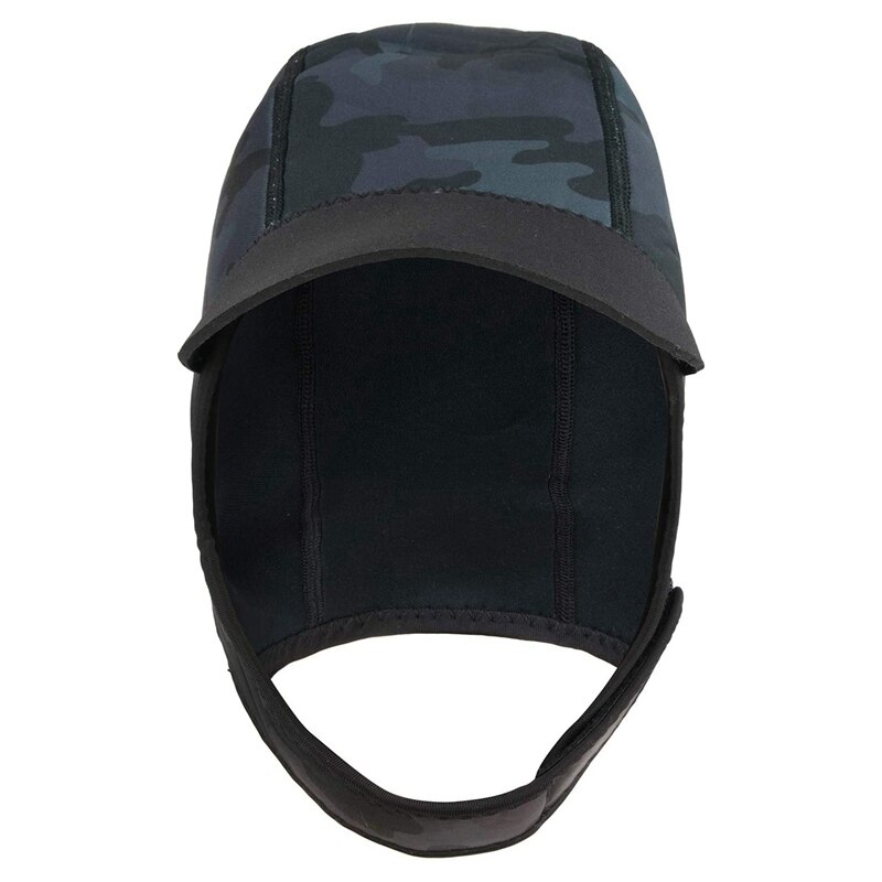 2Mm Neopreen Surf Beanie Badmuts Met Kinband Verstelbare Sneldrogende Duiken Cap Voor Zwemmen Surfen