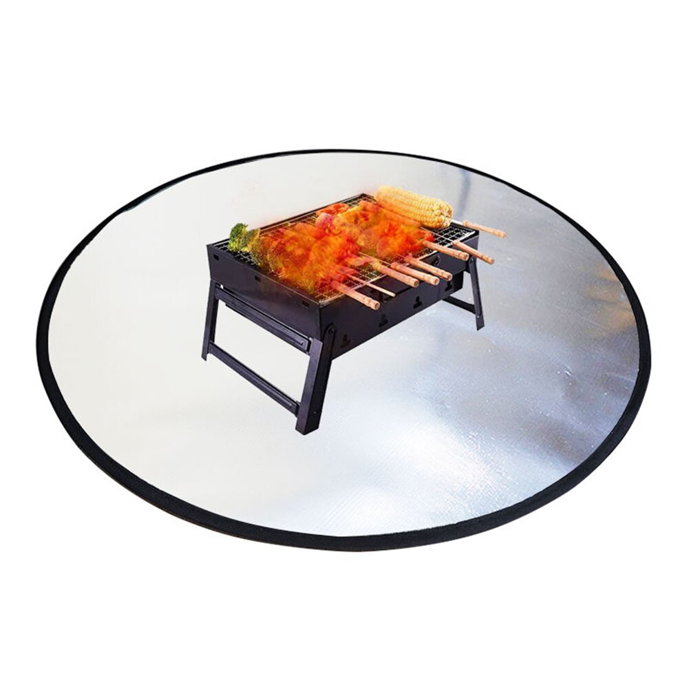 Esteira à prova de fogo da almofada do assoalho do bbq para a resistência de fogo protetora isolada térmica do piquenique