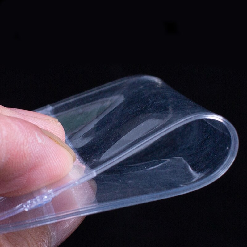 Bycobecy 4 * 3 Vaccine Waterproof Card Cover Transparent Plastic Square Neutral Certificate Protective Cover