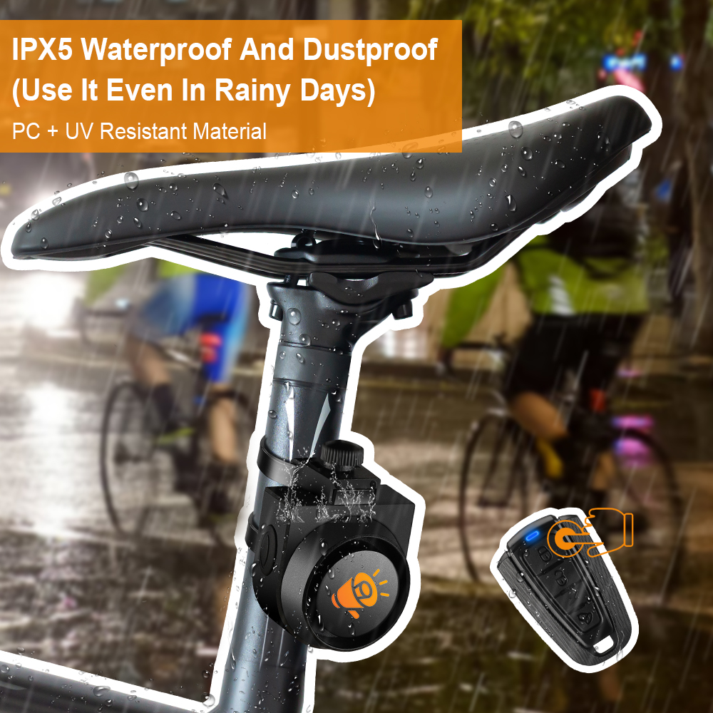 Rockbye Dzwonek rowerowy USB Akumulator Rower Elektryczny Klakson MTB Rower szosowy Pilot Alarm antykradzieżowy Akcesoria rowerowe