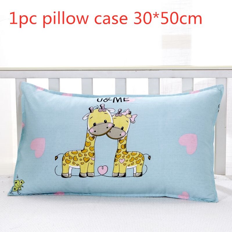 Animal dessin animé enfants taie d'oreiller couverture souple pour bébé oreiller mignon taie d'oreiller pour enfant en bas âge bébé filles garçons taie d'oreiller en coton: A Pillowcase 30x50cm