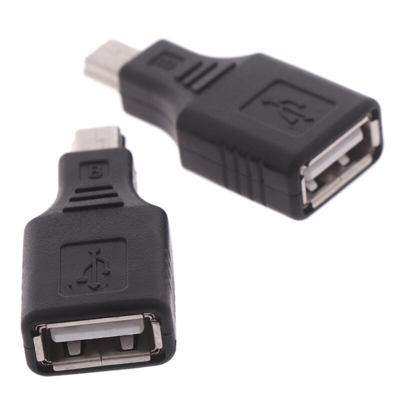 Mini USB Male to USB Female Converter Connector Transfer data Sync OTG Adapter for Car AUX MP3 MP4 Tablets Phones U-Disk
