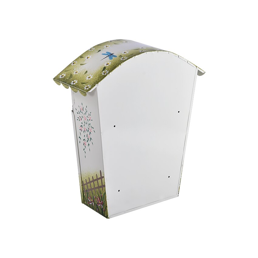 Painting Patterns Large Metal Iron Mailbox School Suggestion Box Letter Mail Box Wall Mounted Post Box