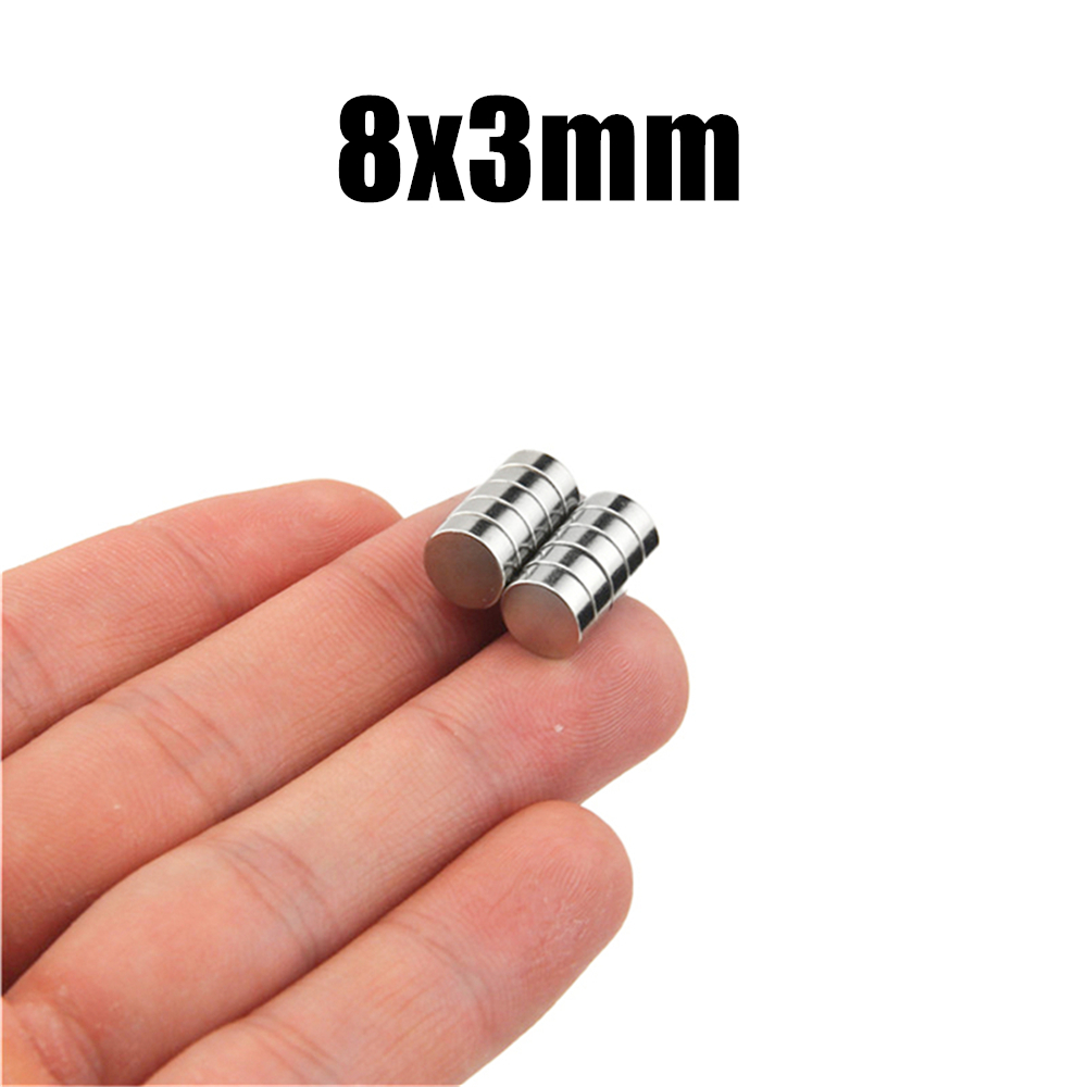 8mm Powerful Round Magnet For Refrigerator,Office,DIY