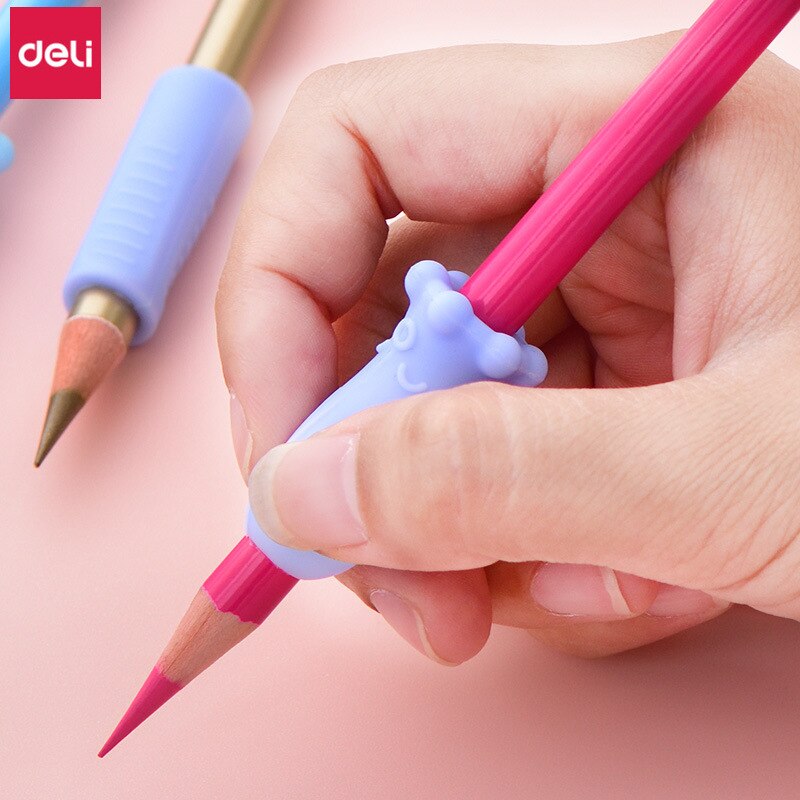 Delikatessen Bleistift Griff 4 stücke Niedliche Krake Silikon Bleistift Griffe Griffige freundlicher Schreiben Korrektor Kawaii Schule Liefert Material Escolar