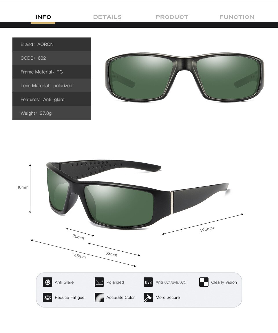 Gepolariseerde outdoor rijbril anti-zand visbril zonnebril anti-zand visbril zonnebril  a602